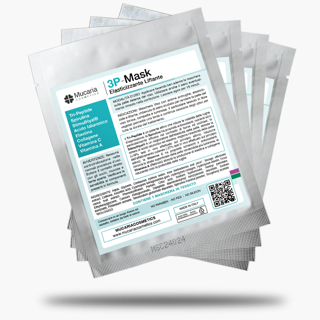 Maschera Viso - 3P Mask Elasticizzante Liftante - 4 unità